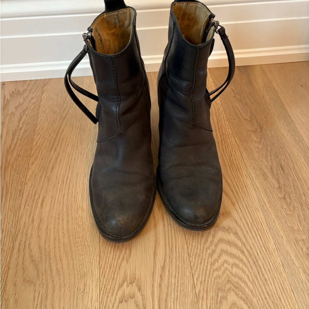 Acne Studios Pistol Black Ankle Boots - Size 37